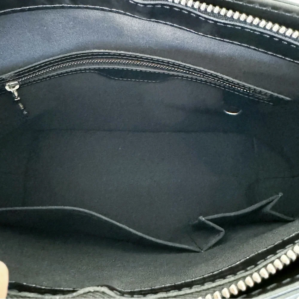 Dark Gray Louis Vuitton Monogram Mat Stockton Tote Bag